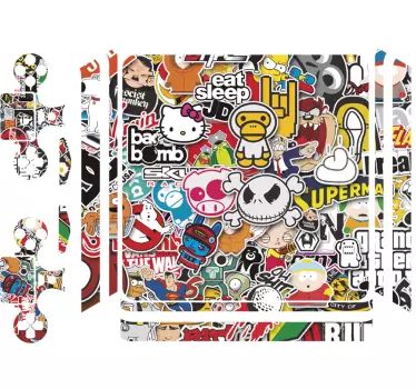 Sticker Bombe ps4 wandaufkleber - TenStickers