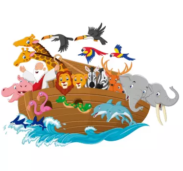 Noah´s arche Wandaufkleber - TenStickers