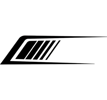Autoaufkleber diagonales schraffurmuster - TenStickers