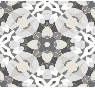 Fensteraufkleber geometrisches illusionsquadrat muster - TenStickers