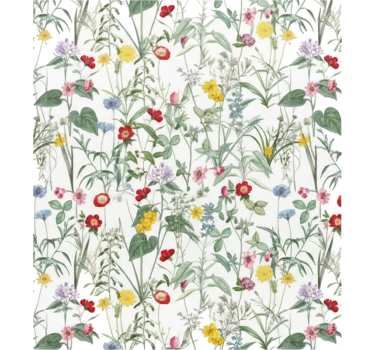Fensteraufkleber mit leuchtenden vintage-frühblühern - TenStickers