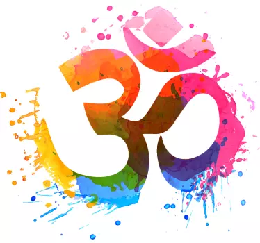 Om Yoga Wandtattoo Schlafzimmer - TenStickers