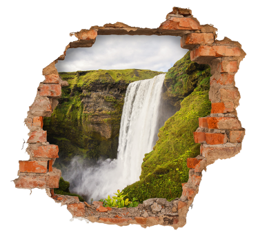 Wasserfall Visuelle Effekte Wandaufkleber - TenStickers