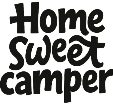 Wohnmobil aufkleber zuhause im camper - TenStickers