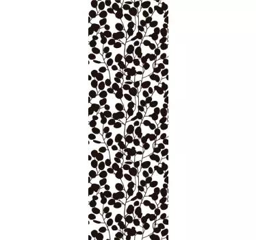 Eukalyptus Silhouette Folie Duschkabine - TenStickers