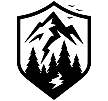 Fahrrad aufkleber timberline trail folien - TenStickers