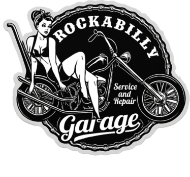 Motorrad aufkleber classic chopper silhouette - TenStickers