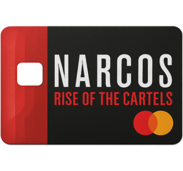 Kreditkarte aufkleber narcos mastercard hülle - TenStickers