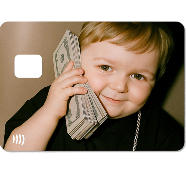 Kreditkarte aufkleber meme kultur geld - TenStickers