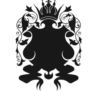 Royales Schild Tafelfolie - TenStickers