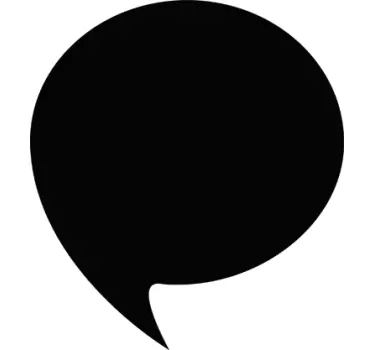 Sprechblase Tafelfolie - TenStickers