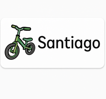 Fahrrad aufkleber eigentümer markierung aufkleber - TenStickers