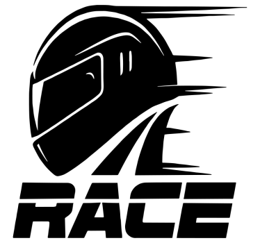 Motorrad folie rennhelm identität - TenStickers