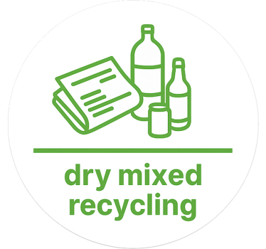 Aufkleber industrie minimalistisches recycling-icon - TenStickers