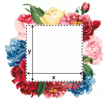 Frühlingsblumen Lichtschalter Sticker - TenStickers