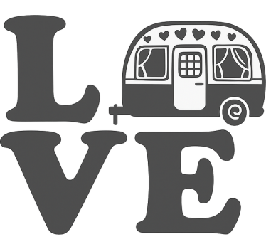Wohnmobil aufkleber sweetheart reise liebe - TenStickers