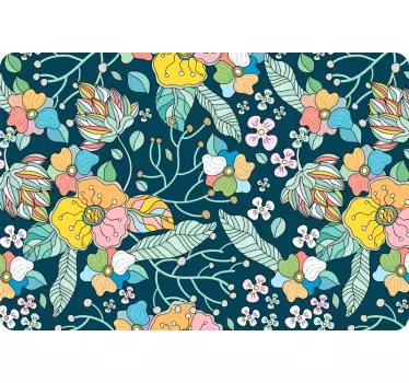 Frühling Blumen Laptop Aufkleber - TenStickers