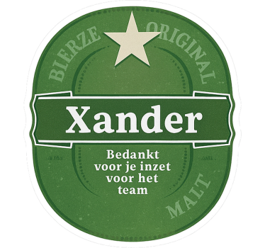 Fensteraufkleber individuelles brauerei etikett - TenStickers