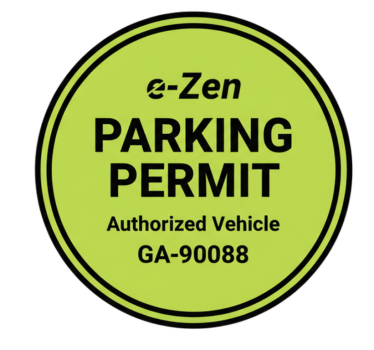 Autoaufkleber individuelles parkzeichen - TenStickers