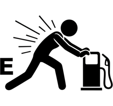 Autoaufkleber kämpfen um den tank - TenStickers