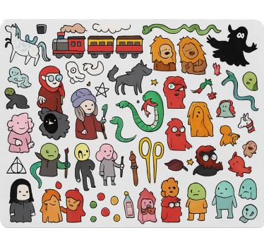 Laptop aufkleber abenteuerliche stickerbombe - TenStickers