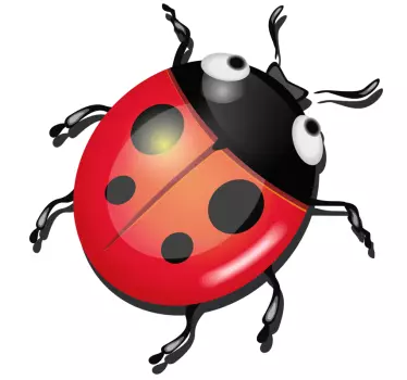 Marienkäfer Laptop Sticker - TenStickers