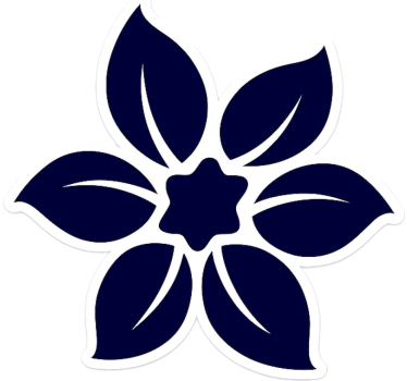 Autoaufkleber elegante blumenblüte - TenStickers