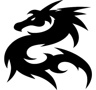 Autoaufkleber mit mythischem drachen-design - TenStickers