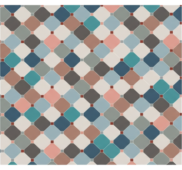Möbelfolie geometrische mosaikfliesen - TenStickers