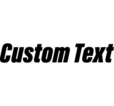 Motorrad aufkleber mit individuellem text - TenStickers