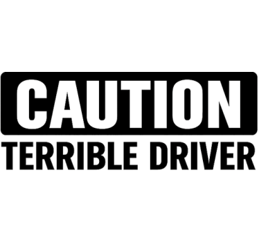 Autoaufkleber ehrliches warnschild - TenStickers