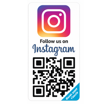 Wandtattoo technologie vertikaler instagram qr code - TenStickers