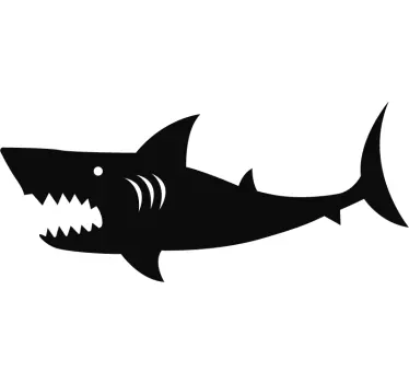 Autoaufkleber Haifisch Silhouette - TenStickers