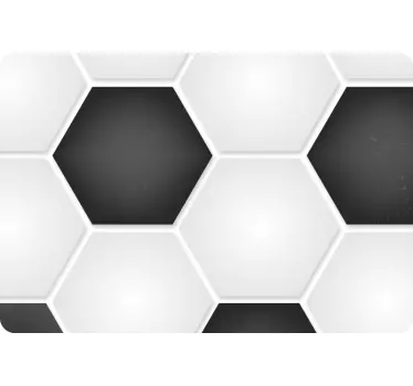 Fußball Muster Laptop Aufkleber - TenStickers
