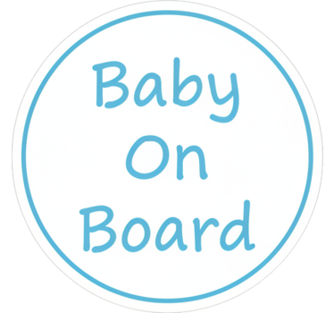 Autoaufkleber minimalistisches baby an bord - TenStickers