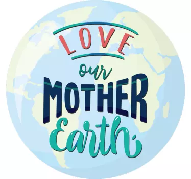 verschiedene Aufkleber Love Mother Earth - TenStickers