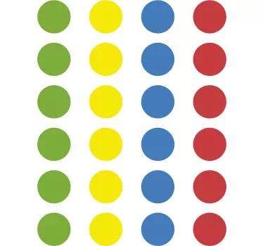 Twister Spiel Bodenaufkleber Wandtattoo Kinderzimmer - TenStickers