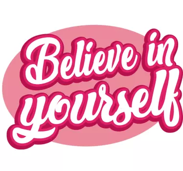Sticker IPhone habe vertrauen in dich selbst - TenStickers