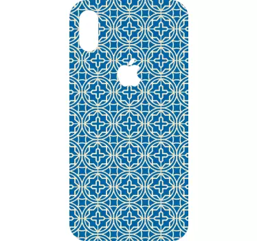 Blaue Fliesen iPhone Klebefolie - TenStickers