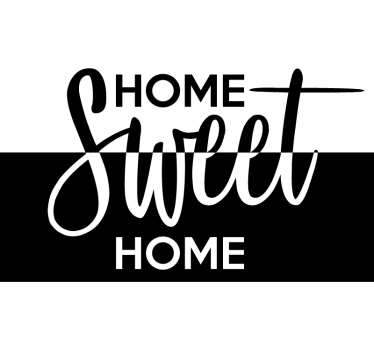 Fensteraufkleber Home Sweet Home - TenStickers