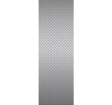 Folie kühlschrank mit metallischer diamantstruktur - TenStickers