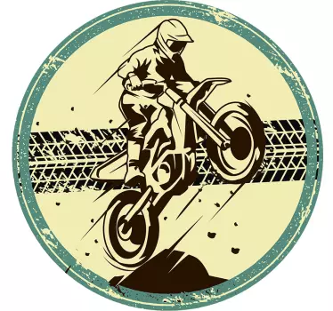 Motorrad Tattoo Sport motocross - TenStickers