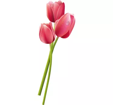 Tulpen Aufkleber - TenStickers