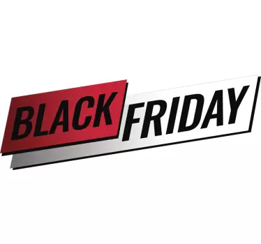 Rabatt aufkleber black friday rabatt-extravaganza - TenStickers