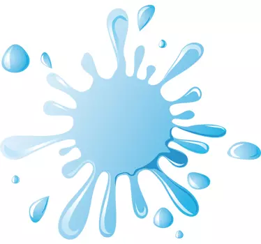 Aufkleber Badezimmer Wassertropfen - TenStickers