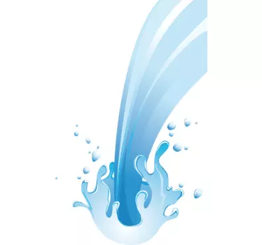 Wasserfall Aufkleber - TenStickers