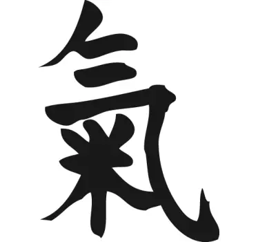 Motorrad Aufkleber chinesisches Schriftzeichen Energie - TenStickers