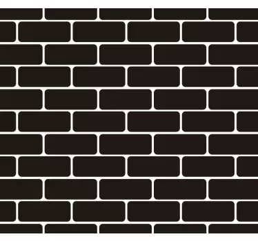Fensteraufkleber Zieglwand Sichtschutz - TenStickers