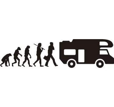 Wohnwagen Evolution Wohnmobil Aufkleber - TenStickers