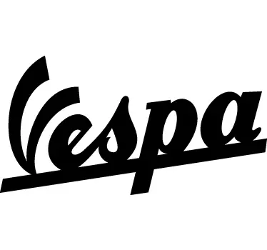 Motorrad Aufkleber Helm Vespa Logo - TenStickers